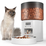 Automatic cat feeder, timed dosing feeder, large capacity food storage, dog food dispenser, video-voice interactive feeding, three versions to choose from, keep food dry