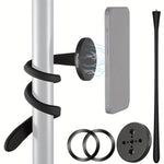 Flexible Magnetic Phone Holder with Gooseneck Arm - 41.91cm Long, Non-Slip Silicone Grip, Adjustable & Portable - Compatible with iPhone 15/14/13/12/11 Pro Max Plus Mini & Samsung - Ideal for Treadmills, Bikes, Wheelchairs, T