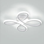 Modern 6000K LED Ceiling Light - Sleek Semi-Embedded Design, White Metal Fixture for Bedroom, Hallway, Bathroom & Corridor - Includes Installation Hardware, Warm & Cool Light Options, Bedroom Ceiling Light | Ambient Lighting