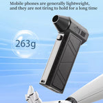 1pc Turbo Handheld Fan, Portable Mini Jet Dry Blower with Rechargeable Lithium Battery, USB Charging, High-Speed, Powerful Air Duster for Outdoor Camping, Hiking, and Party