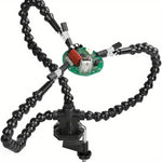 Helping Hands Soldering, Toolbar Third Hand PCB Circuit Board Holder Flexible Arms With Desk Clamp Base For Electronic Boards Repair Modeling Jewelry Assembly Hobby Craft Workshop