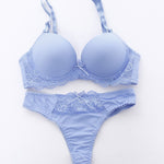 Women's Plain Bra and Panty Set