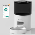 1pc Smart WiFi Pet Feeder for Cats and Dogs - App-Controlled Automatic Food Dispenser, Timed Feeding Device, Battery/USB Powered, 3L Capacity, 1-4 Meals/Day, 1-9 Portions/Meal, No Battery Included