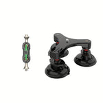 Three Suction Cup Car Mount Heavy Duty Tripod with 360 Ball Head for Mobile Phones GoPro Insta360 DJI Action Camera, Boat, Glass, High-Speed Sports Car Mounting Connection Accessories