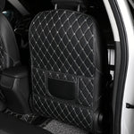 1pc/2pcs Car Backseat Kick Mats, Front Seat Protector, Car Storage Bag Caddy For Toys Drink Tissue Snacks Phones And Purse