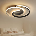 LED ceiling light source, 3000K/4000K/6000K modern ceiling light, black and white bedroom light source, round, living room light source with, for living room, bedroom, office