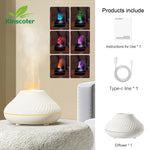 Volcanic Aroma Essential Oil Diffuser Lamp - 130ml