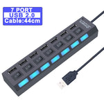 USB Hub - Multi USB Splitter Power Adapter - Multiple Expander