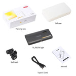 Ulanzi VL200 Led Video Light With Soft Diffuser 360° Ball Head