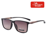 Cook Shark Polarized Sunglasses Men's Driving Drivers' Glasses Men's Trend UV Protection Sunglasses