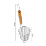 Wall Mounted Stainless Steel Colander Food Filter Noodle Drainer Cooking Skimmer Kitchen Useful Things