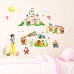 lovely castle Princess Wall Stickers - fairy tale Decoration
