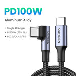 UGREEN PD 100W USB C to USB C Charging Cable for Samsung S10 S20 MacBook Pro iPad 2020 Quick Charger 4.0 PD Fast Charging Cord