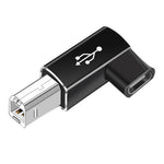 NNBILI USB B Male to USB Type C Female Adapter for Scanner Printer Converter USB Transfer for Printer MIDI Controller Keyboard