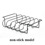 1pc Ribs Grill Holds Four Ribs Non-Stick Grill Net Steak Ribs Lamb Chops Outdoor BBQ Grilling Tools
