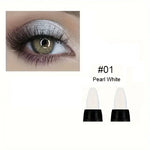 16 Colors Pearlescent Eyeliner, Color Glitter Waterproof Long-Lasting Eye Makeup Non-smudge Eyeliner
