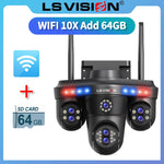 Four Screens WiFi IP Camera - Outdoor Auto Tracking Security