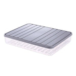 Freezer Dumpling Box Food Storage Container Stackable Food Saver Box with Lid Square Plastic Single-layer Sealed Transparent Box