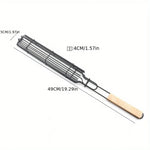 Nonstick Kabob Grilling Baskets – Portable BBQ Grill Baskets for Vegetables, Meat, Fish & More – Ideal for Outdoor Grilling