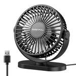 Electric Fan Portable Cooling Laptops Silent USB Fan Three Speed Adjustment for Home Office Desktop Outdoor Camping Mini Fan