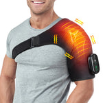 VIP Electric Shoulder Massager Heating Pad Vibration Massage Support Belt Shoulder Thermal Brace