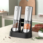 Electric Rechargeable Salt And Pepper Grinder With Adjustable Coarseness