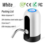 Portable Automatic Drinking Water Pump with Switch and USB Charging
