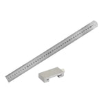 Metal Carpenter Swenson Carpentry Square Woodworking Tools Carpentry Steel Ruler Positioning Limit Block Measuring Marking Gauge