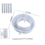 DIY Crystal Epoxy Resin Mold Irregular Test Tube Vase Water Culture Plant Silicone Mold Wholesale Epoxy Resin Molds