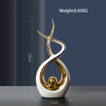 Nordic Abstract Ceramic Luxury Decoration