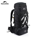 Naturehike 70L Camping Backpack Ergonomic Large Capacity Hiking Bags For Man With Rain Cover Outdoor Travel Trekking Backpacks