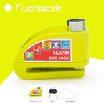 Motorcycle Bicycle Lock + Alarm - Safety Protection Padlock