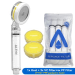 Vitamin C Handheld Shower Head Filter - High Pressure SPA Softener