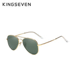 KINGSEVEN Fashion Pilot Men Sunglasses Alloy Frame Polarized UV400 Male Sun Glasses Women For Men Beach Glasses Oculos de sol
