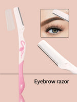 1 Pcs Eyebrow Razor Eyebrow Trimmer Hair Remover Set Women Face Razor Eyebrow Trimmers Blades Shaver For Makeup Cosmetic