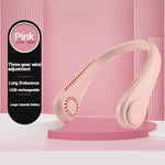Mini Neck Fan Portable Bladeless Hanging Neck - 1200mAh