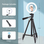 Photo Ringlight LED Selfie Ring Light + Phone Remote Control