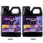 Easy Mix 1:1 Epoxy Resin Kit Crystal Clear-Not Yellowing No Bubble Self Leveling Casting & Coating Resin for DIY Jewelry Making