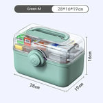 Large Capacity Medicine First Aid Kit - 3 Layers Storage Box