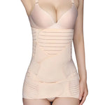 3 In 1 Postpartum Belly Band Waist Cinchers Waist Trainer Body Shaper Stomach Wrap Girdle Post Surgery Belts Abdomen Recovery
