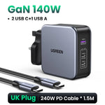 UGREEN 140W GaN Charger - USB Type C Fast Charge
