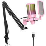 FIFINE USB Microphone Kit