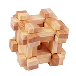 Wooden Kong Ming Lock - Brain Teaser 3D Puzzles