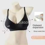 Flat Chest Solution Bra for Women Thickened Push Up Cups No Steel Ring Seamless Invisible Lift Small Chest Enhancement B C Cup