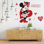 Cartoon Disney Mickey Mouse Minnie Baby Sleep Wall Sticker