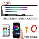 APP Control Car Ambient LED Interior RGB Symphony Atmosphere Light