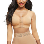 Aishang Arm Shaper for Women Post Surgery Push Up Bra Compression Sleeves Slimming Arm Front Closure Seamless Shapewear