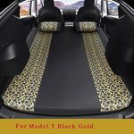 For Tesla Model 3 Model Y 2017-2023 Inflatable Air Mattress Outdoor Camping Inflatable Special Suede Fabric Car Travel Bed