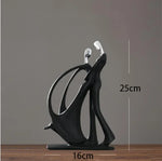 Nordic Gray Cute Ceramic Adornments Figurines Decoration