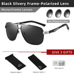 CLLOIO New Square Photochromic Polarized Sunglasses Men Change Color Sun Glasses Chameleon Anti-glare Driving Oculos de sol